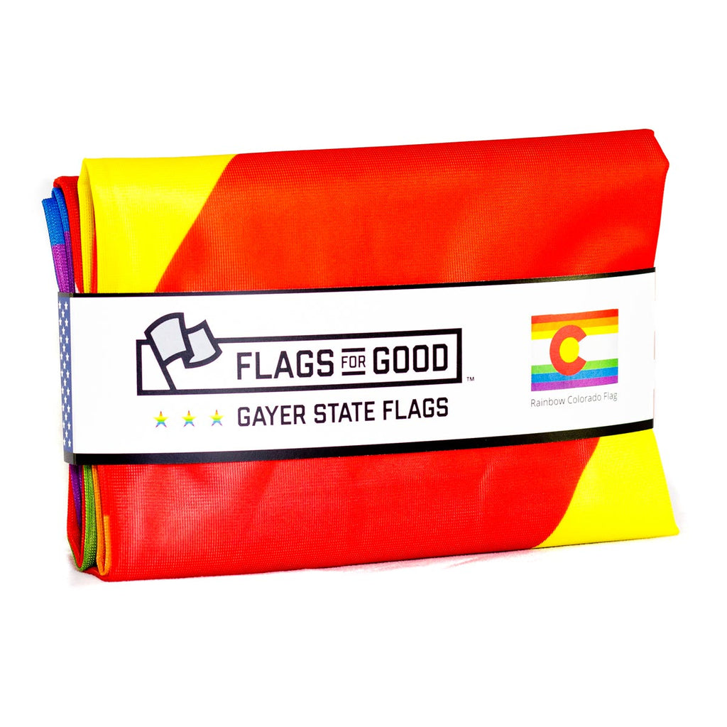 Rainbow Colorado LGBTQ+ Pride Flag