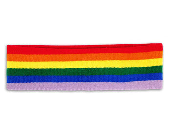 25 Pack Rainbow Gay Pride Sport Headbands (25 Headbands)
