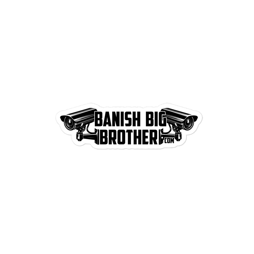 Banish Big Brother Sticker