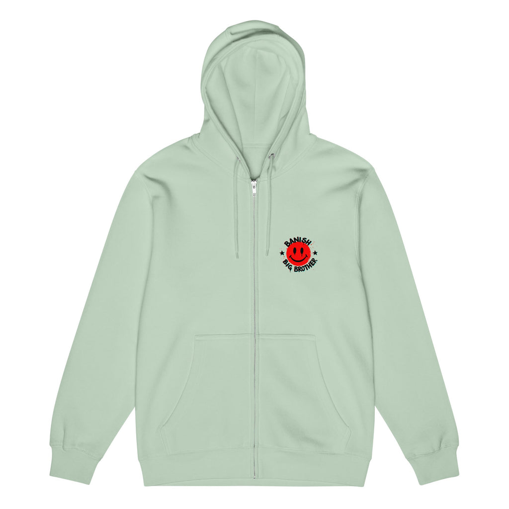 Sweet Smiley Zip-Up Hoodie (Light)