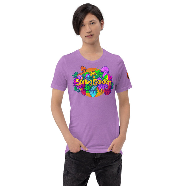 Mushmore Spring Garden Unisex t-shirt