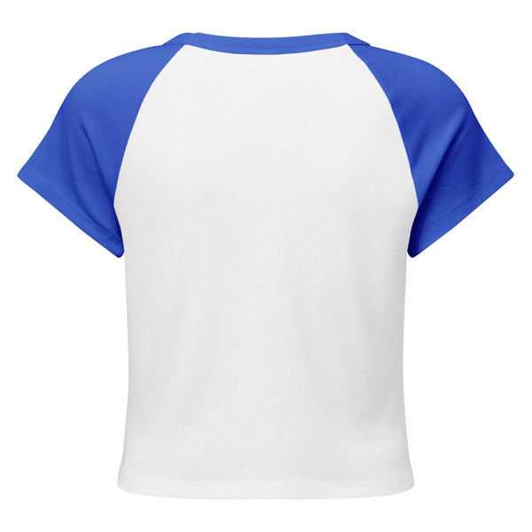 Mushmore Women’s micro rib raglan baby tee