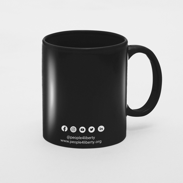 Defund Politicians (Black and White) - Proud Libertarian - People for Liberty