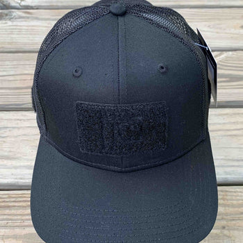Trucker - Black with Black Mesh - Proud Libertarian - Proud Libertarian