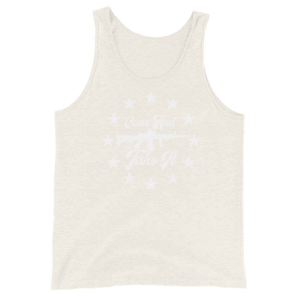 Come and Take it AR-15 Unisex Tank Top - Proud Libertarian - Libertarian Frontier