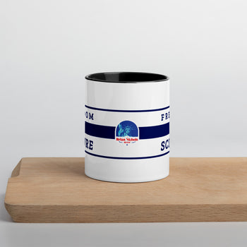 Freedom is Nature, Freedom is Science Mug with Color Inside - Proud Libertarian - The Brian Nichols Show