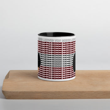 Ludwig von Mises - Austrian Economics Machine Mug with Color Inside - Proud Libertarian - Hunter Wynn Designs