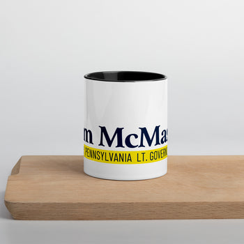 Tim McMaster for Pennsylvania Mug with color inside - Proud Libertarian - Tim McMaster for Pennsylvania