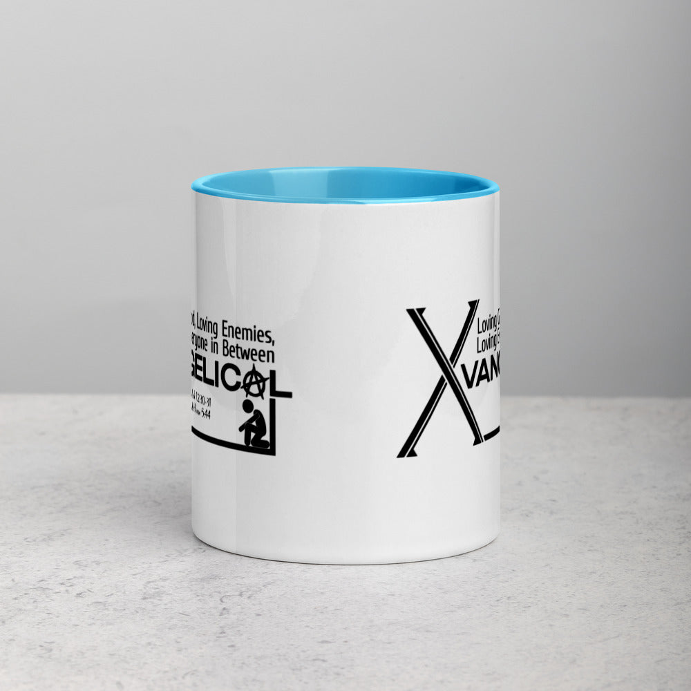 Xvangelical Mug with Color Inside - Proud Libertarian - Xvangelical