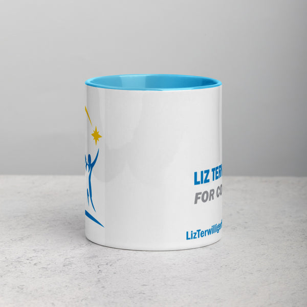 Liz Terwilliger Mug with Color Inside - Proud Libertarian - Terwilliger for Congress