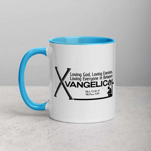 Xvangelical Mug with Color Inside - Proud Libertarian - Xvangelical