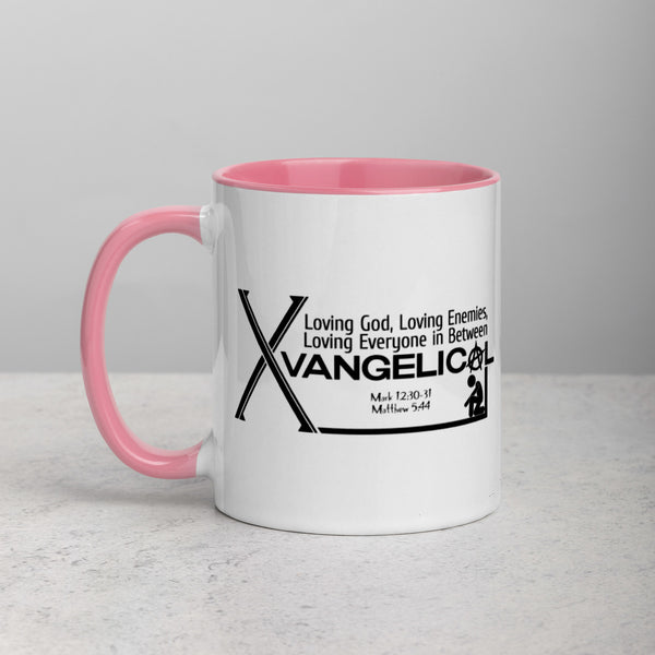 Xvangelical Mug with Color Inside - Proud Libertarian - Xvangelical