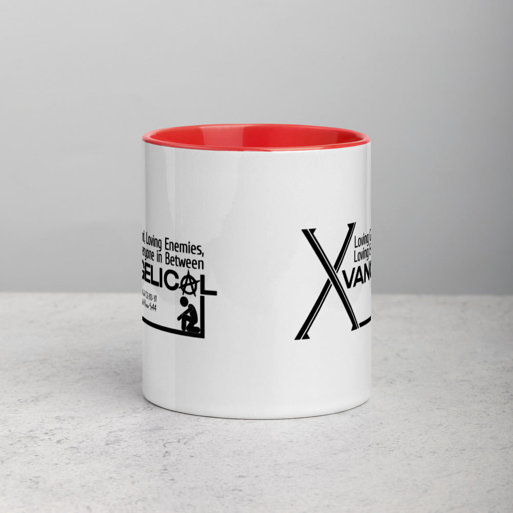 Xvangelical Mug with Color Inside - Proud Libertarian - Xvangelical