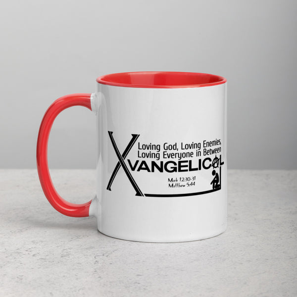 Xvangelical Mug with Color Inside - Proud Libertarian - Xvangelical