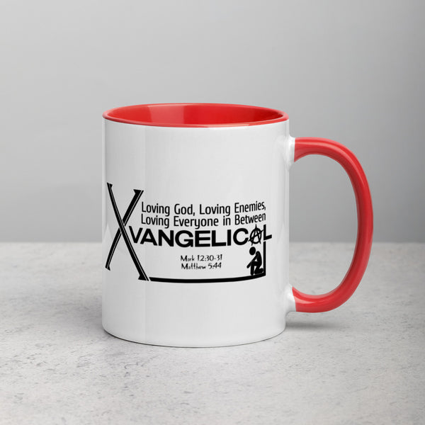 Xvangelical Mug with Color Inside - Proud Libertarian - Xvangelical
