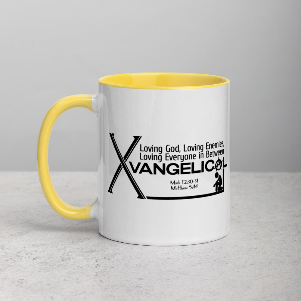 Xvangelical Mug with Color Inside - Proud Libertarian - Xvangelical