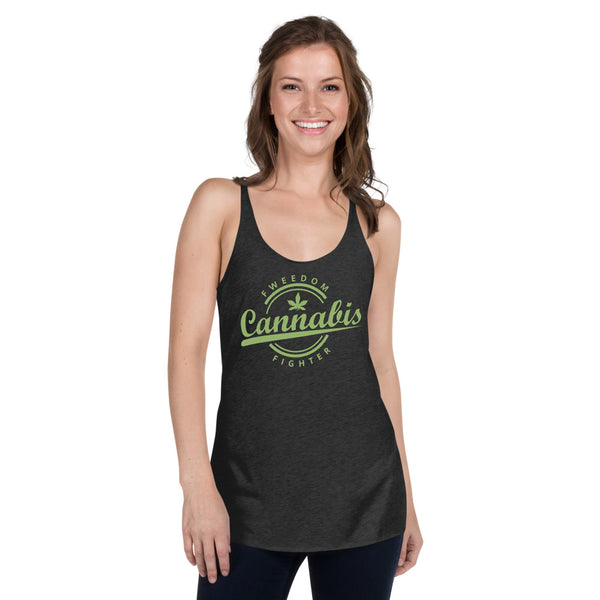 Fweedom Fighter Women's Racerback Tank - Proud Libertarian - People for Liberty