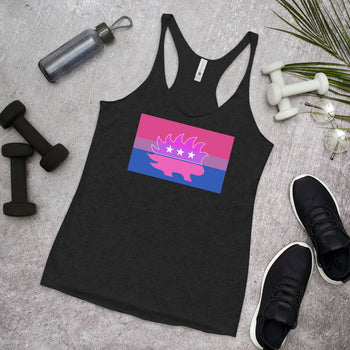 Libertarian Porcupine - LGBTQ - Racerback Tank - Proud Libertarian - Logik Reks