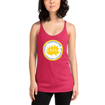 Ricky Harrington for Governor Arkansas Women's Racerback Tank - Proud Libertarian - Ricky Harrington